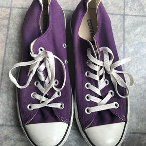 Purple Low Top Converse